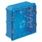 Vimar - V71318 - Flush mounting box 8M light blue