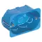 Vimar - V71703 - Flush-mount box 3M f/hollow walls blue