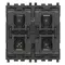 Vimar - 01582 - Commande KNX 4 boutons+stores lamelles2M