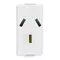 Vimar - 09250 - 2P+E 10A Argentinian SICURY outlet white