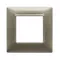 Vimar - 14642.26 - Plate 2M techn. metallized bronze