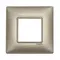 Vimar - 14647.70 - Abdeckrahmen 2MBS Techn.bronze-metallic