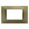 Vimar - 14653.76 - Plate 3M metal antique brass