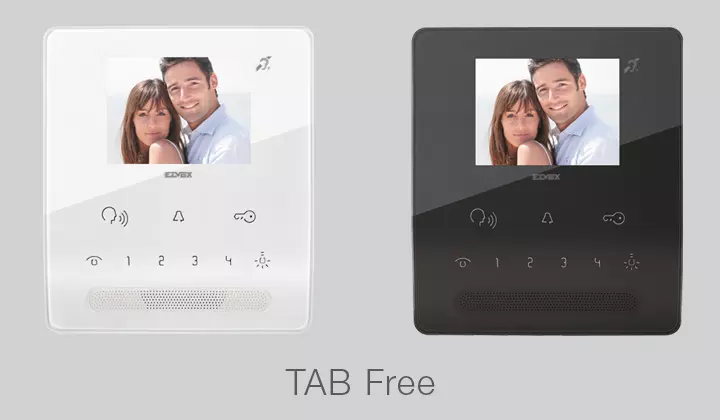 Tab Free bianco e antracite by Vimar