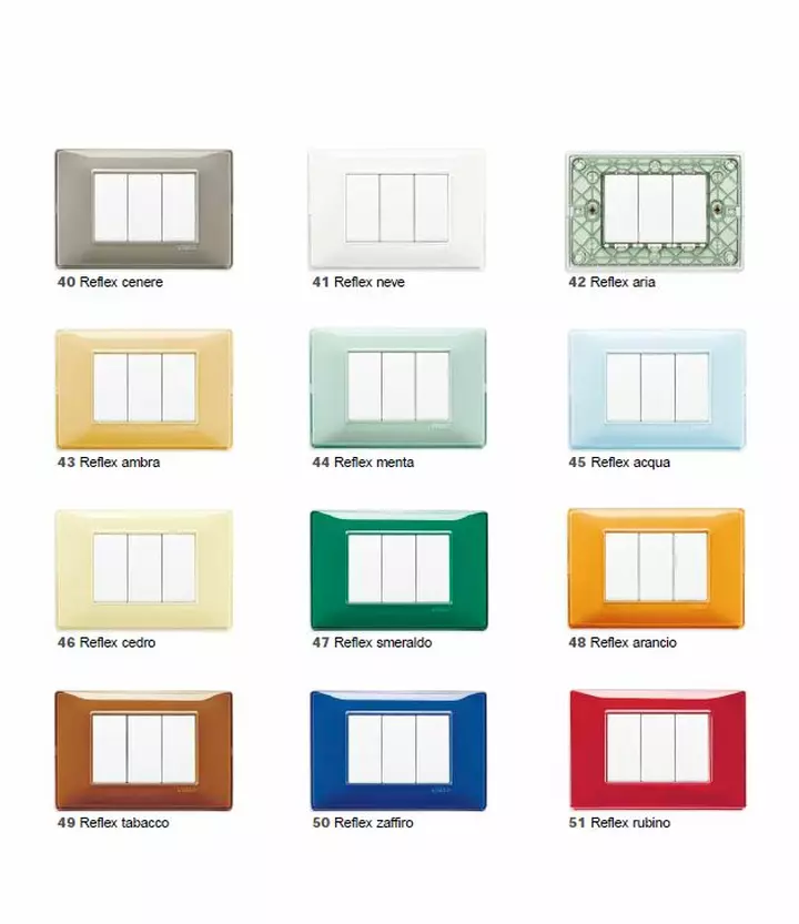 serie plana catalogo colori
