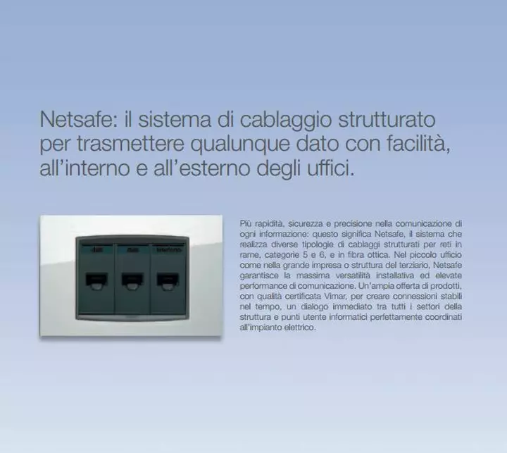 Netsafe - cablaggio strutturato 