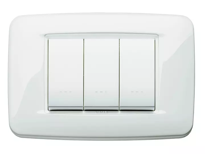 placca eikon bianca round