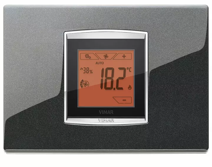 Termostato touch domotica By-me 2 moduli da incasso by Vimar