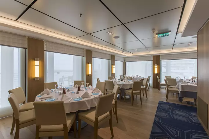 Fincantieri, Viking Sea, Viking Ocean Cruises sala pranzo