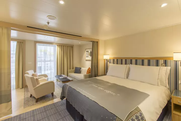 Fincantieri, Viking Sea, Viking Ocean Cruises camera da letto