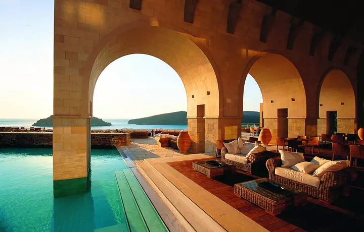 Hotel blue palace creta idea plana panoramica esterna