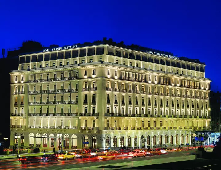 Hotel grande bretagne atene idea panoramica esterna