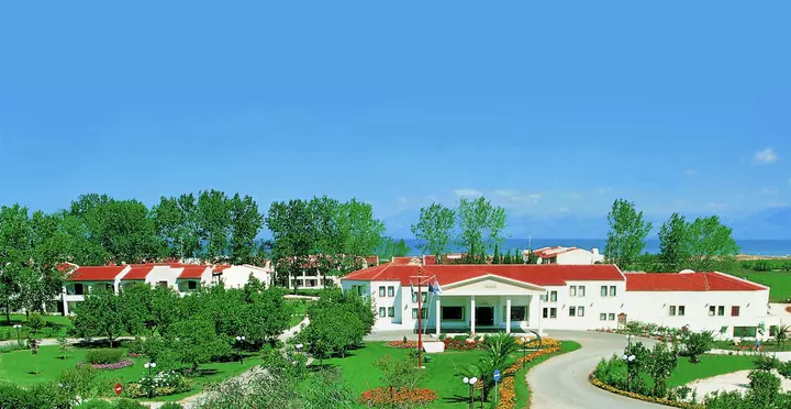 Hotel royal myconian myconos plana panoramica esterno