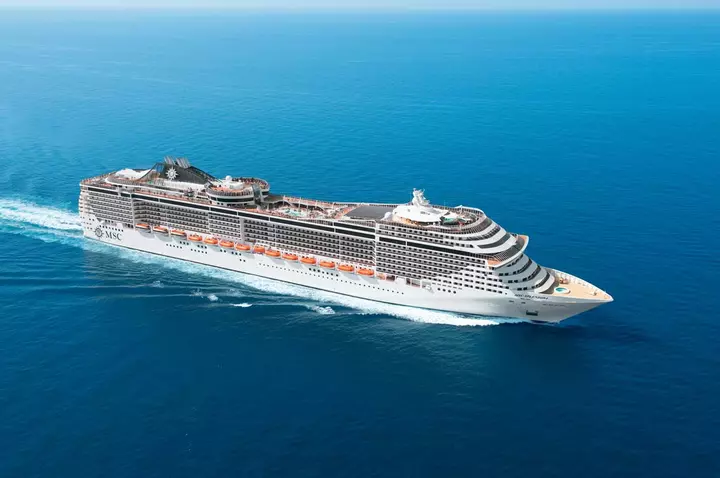 Nave crociera msc splendida plana panoramica