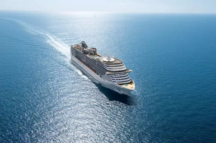Nave crociera msc splendida plana panoramica