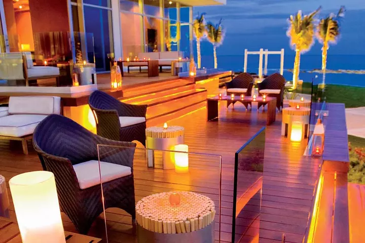 hyatt hotel cancun messico plana terrazzo esterno particolare
