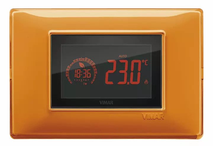 Cronotermostato touch 3 moduli da incasso by Vimar