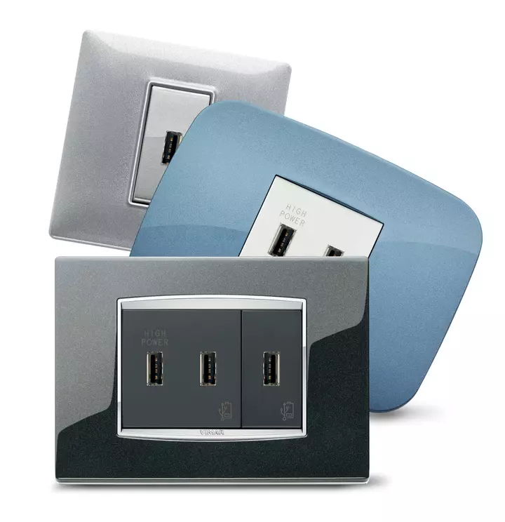 Vimar prese usb composizione zf cw
