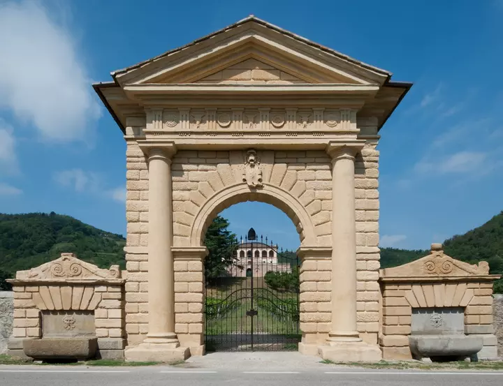 Edifici storici villa dei vescovi torreglia padova eikon ingresso