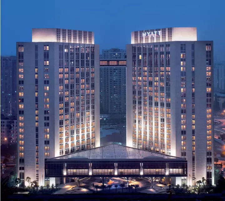 Grand Hyatt Hotel guangzhou cina idea esterno