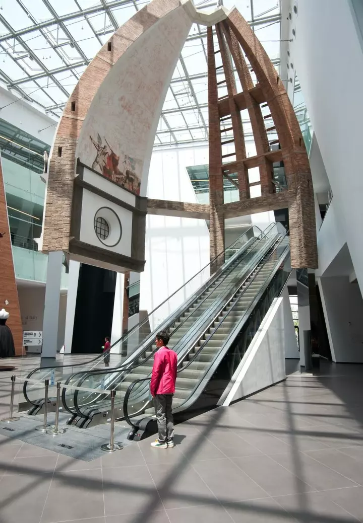 Terziario padiglione italiano vimar expo shangai scale mobili