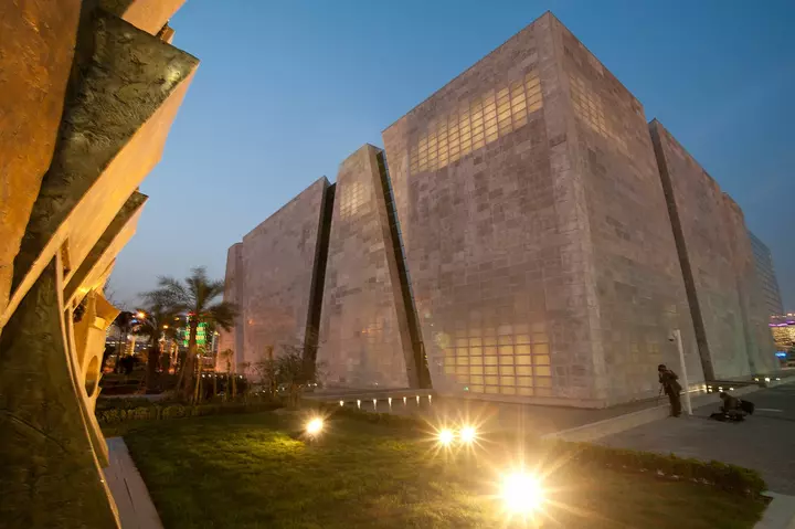 Terziario padiglione italiano vimar expo shangai struttura illuminazione
