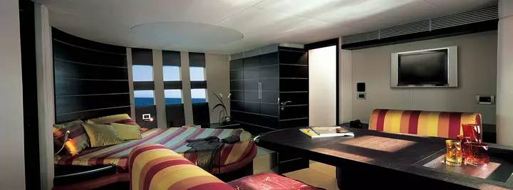 Yacht azimut eikon idea camera da letto