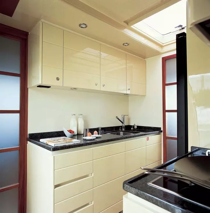 Yacht ferretti idea cucina