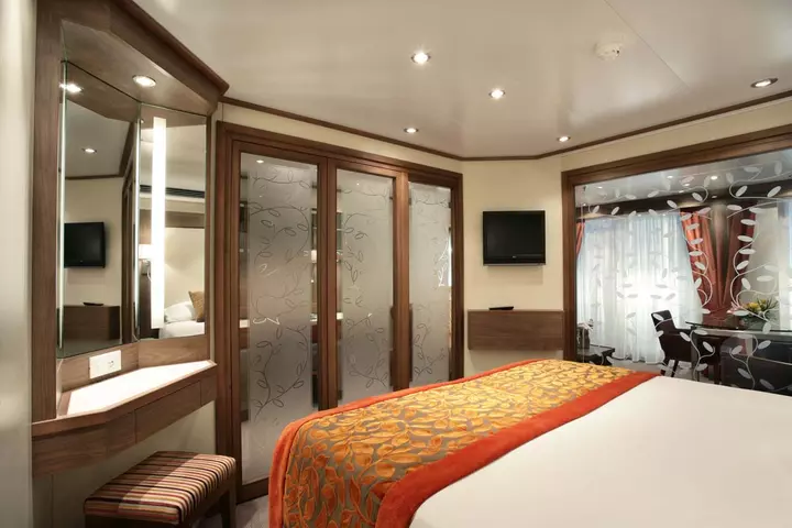 Yacht mariotti seabourn sojourn plana camera da letto