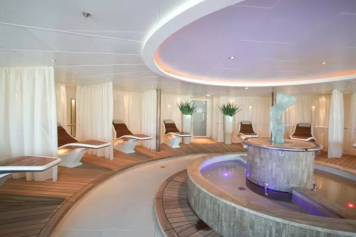 Yacht mariotti seabourn sojourn plana piscina interna
