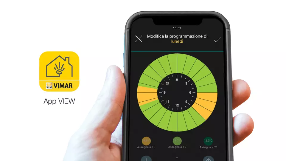 Vimar Termostato Smart App View Controllo Clima