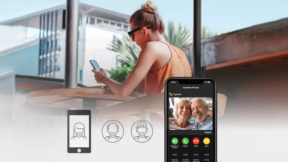 Casa smart chiamate videocitofoniche tramite app