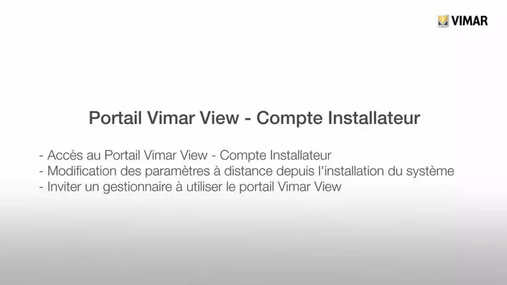 View Vimar Portal