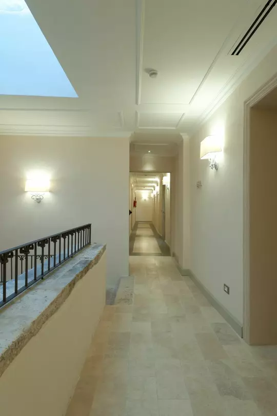 Edifici storici palazzo dei mercanti ascoli piceno plana corridoio