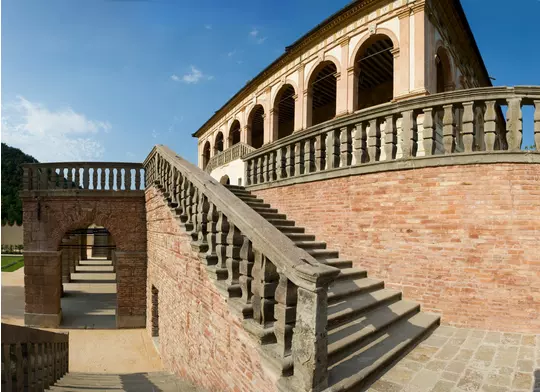 Edifici storici villa dei vescovi torreglia padova eikon scalinata