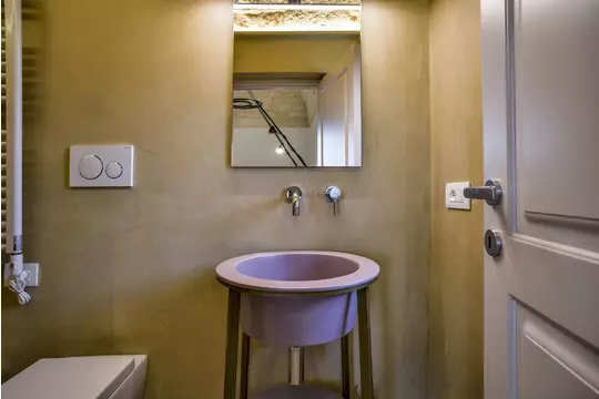 Referenza Hotel Borgo Aratico Puglia Vimar Arké lavabo