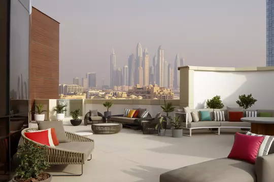 Hotel Hyatt Centric Tiara Dubai Eikon Evo Vimar terrazza