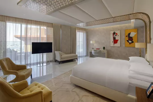 Hotel Hyatt Centric Tiara Dubai Eikon Evo Vimar bedroom