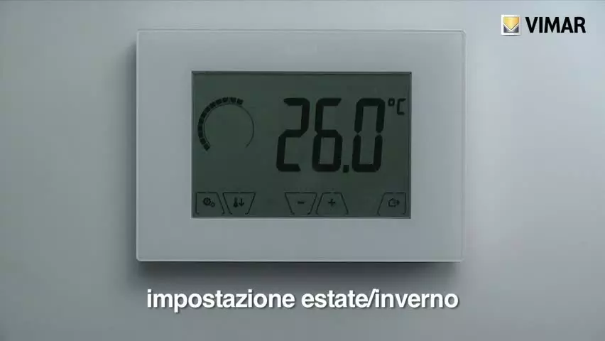 Termostato touch da parete Cod. 02905