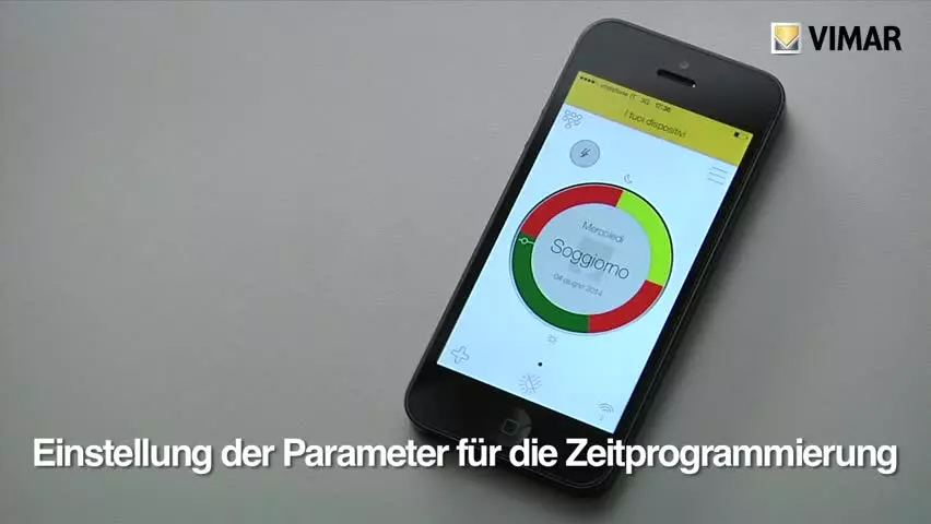 App By-clima Für die Programmierung und Fernsteuerung des AP-GSM-Touchscreen-Thermostats 02906