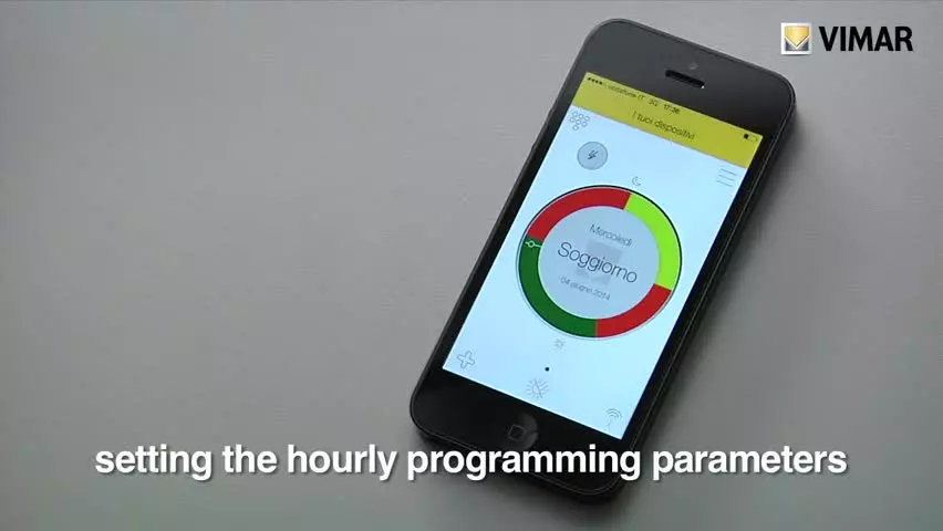 By-clima App for programming and remote control of the surface mounting GSM touch thermostat 029
