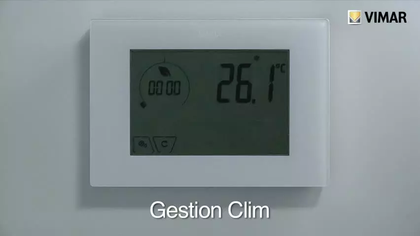 ClimaChrono Chronothermostat tactile en saillie code 02910