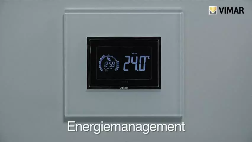UP Touchscreen Uhrenthermostat 3 Module Art. Nr. 02955 Energiemanagement