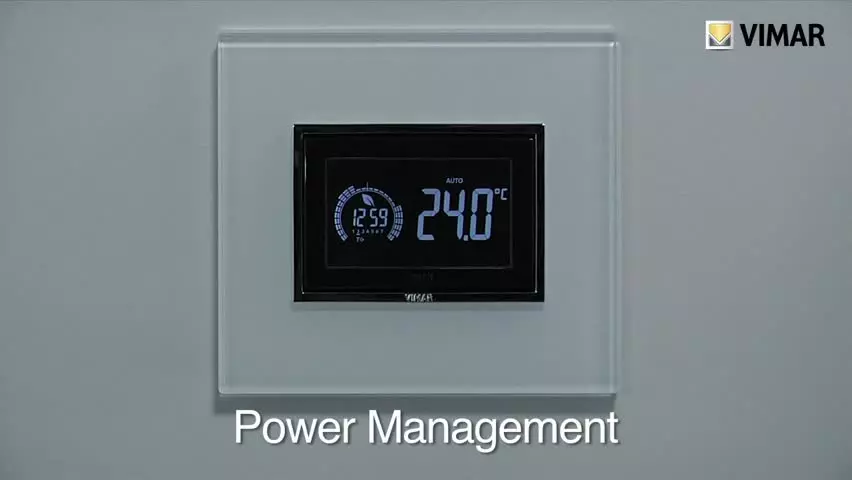 3 module flush mounting touch timer thermostat Code 02955 Energy Management