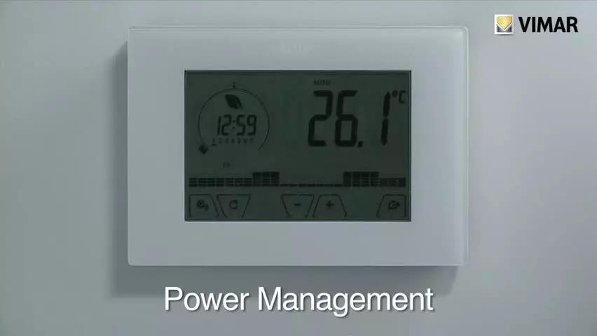 ClimaChrono Wall-Mounting Touch Timer-Thermostat Code 02910