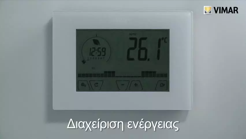ClimaChrono Επιτοίχιος χρονοθερμοστάτης αφής, κωδ. 02910