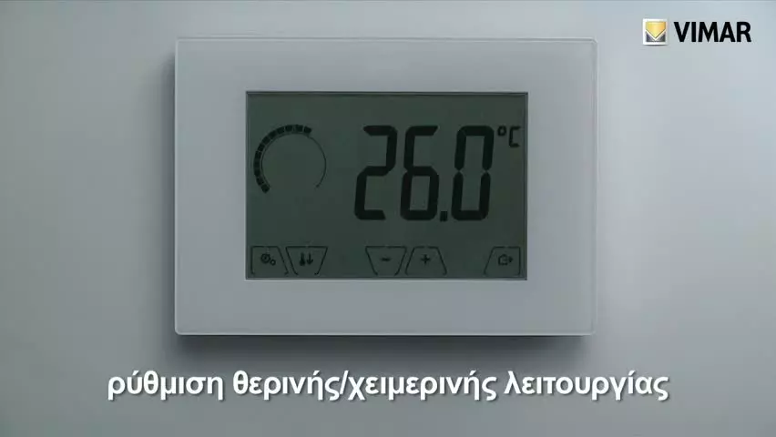 ClimaThermo Επιτοίχιος θερμοστάτης αφής, κωδ. 02905
