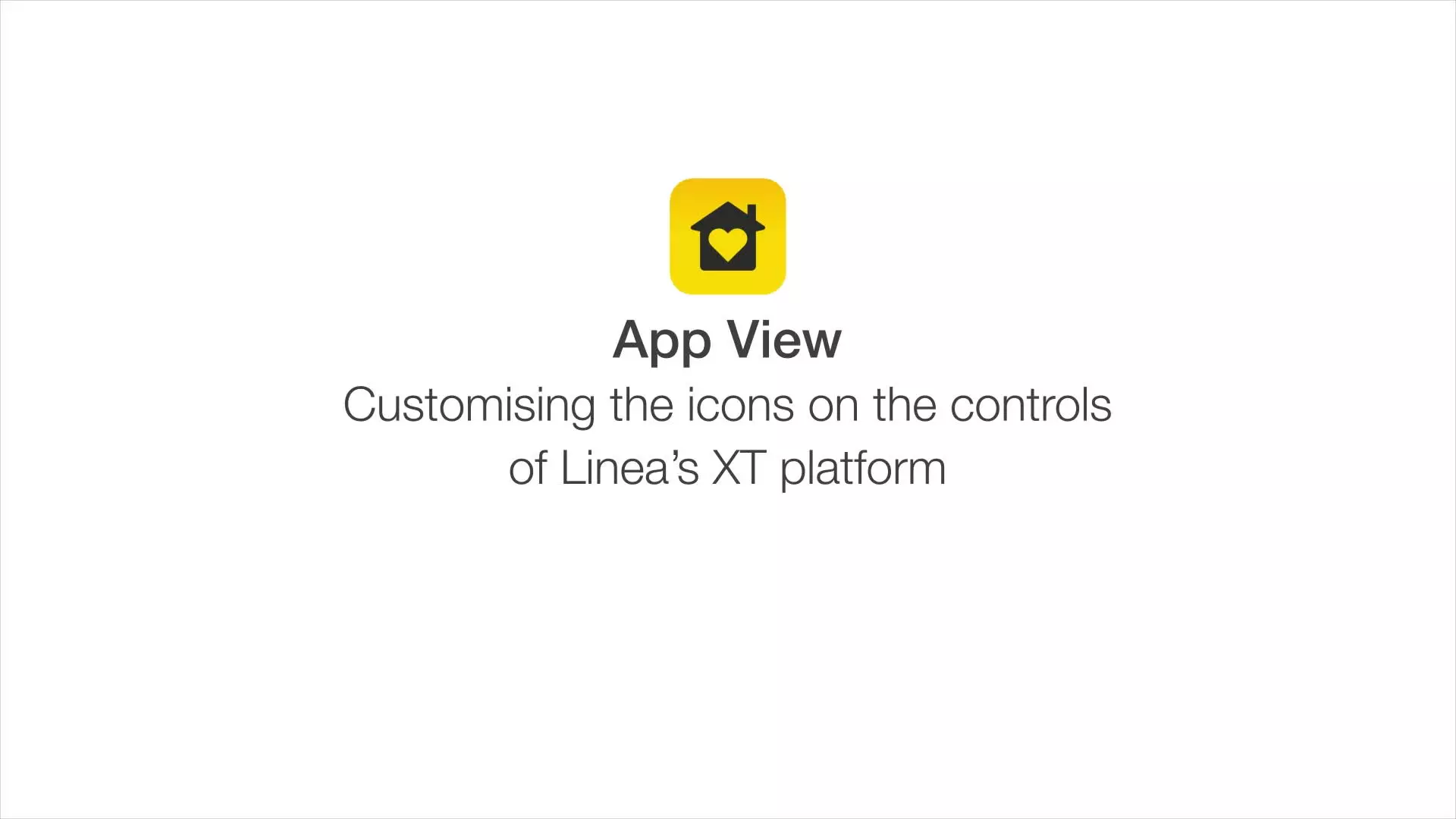 How to customise Linea XT control icons