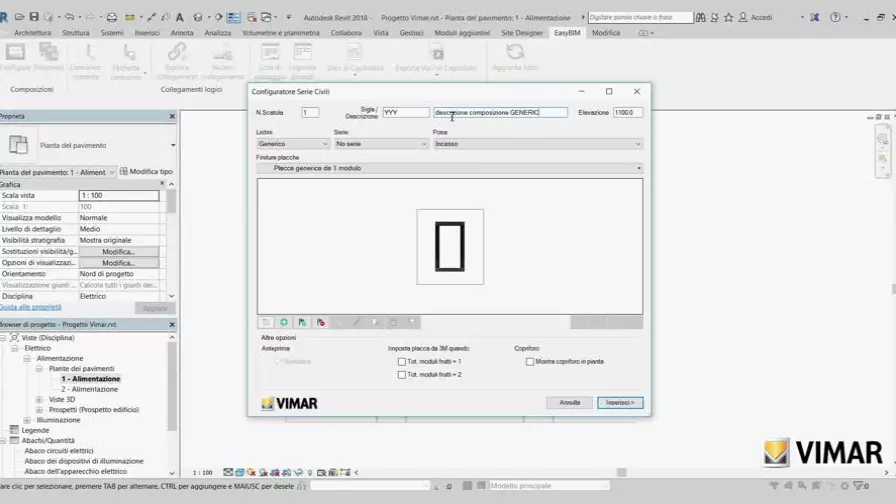 Vimar Easybim Tutorial Composizione Generica Web