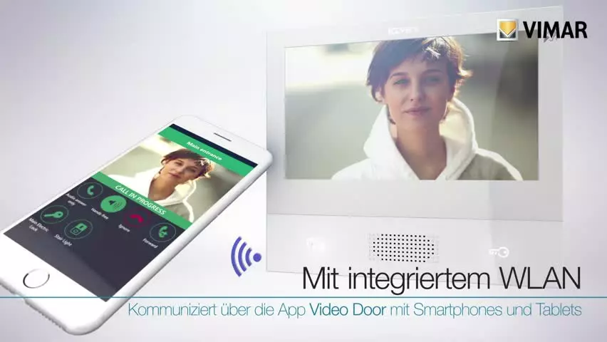 Vimar Elvox Videocitofonia Posto Interno Tab7 Tab7S Tecnologia 2 Fili plus Ip De